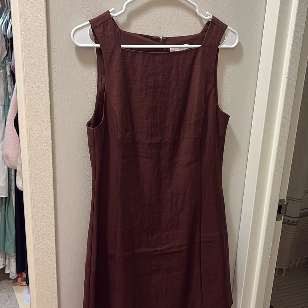 H&M square neck dress